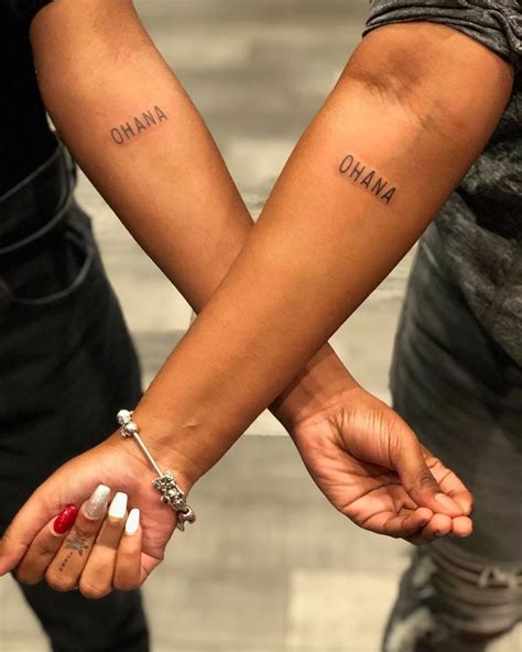 these cute and clever tattoos are made for siblings who love each other infinitely from harry
