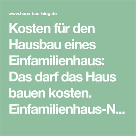 Welche kosten (abriss, neubau der bisherigen balkone, neubau der neuen balkone) trägt die in unserem haus gibt es 8 wohneinheiten, von denen 7 einheiten mit einem balkon bzw. Kosten für den Hausbau eines Einfamilienhaus: Das darf das ...