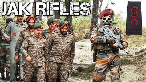 The Jammu And Kashmir Rifles Jak Rifles Indian Army Youtube