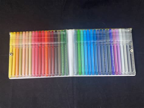Vintage Pentel Color Pens Fine Point Markers Original S360 36 Taiwan
