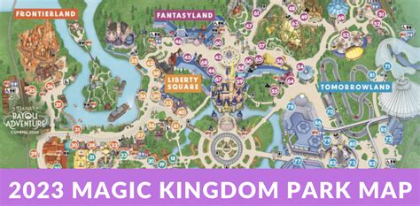 Magic Kingdom Map Walt Disney World Wdw Magazine