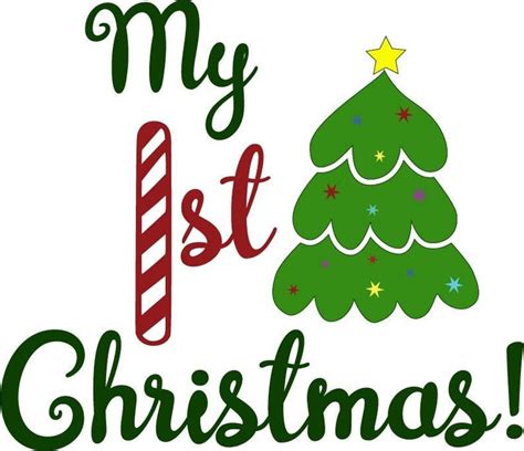 My First Christmas SVG Baby's 1st Christmas Svg - Etsy | Christmas svg