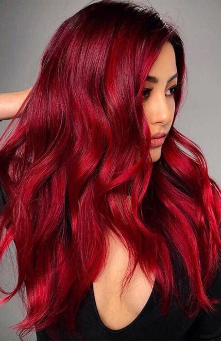 Top Image Deep Red Hair Color Thptnganamst Edu Vn