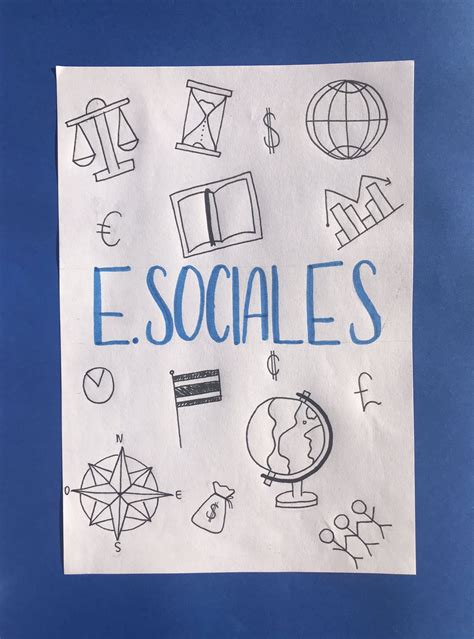Portada De Estudio Sociales School Notebooks Lettering Tutorial