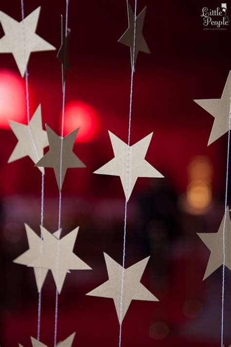 Star Garland From A Hollywood Oscars Inspired 1st Birthday Party Via
