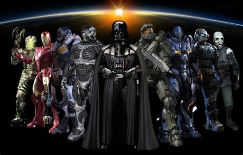 Wallpaper Star Wars Crysis Darth Vader Halo Space Half Life