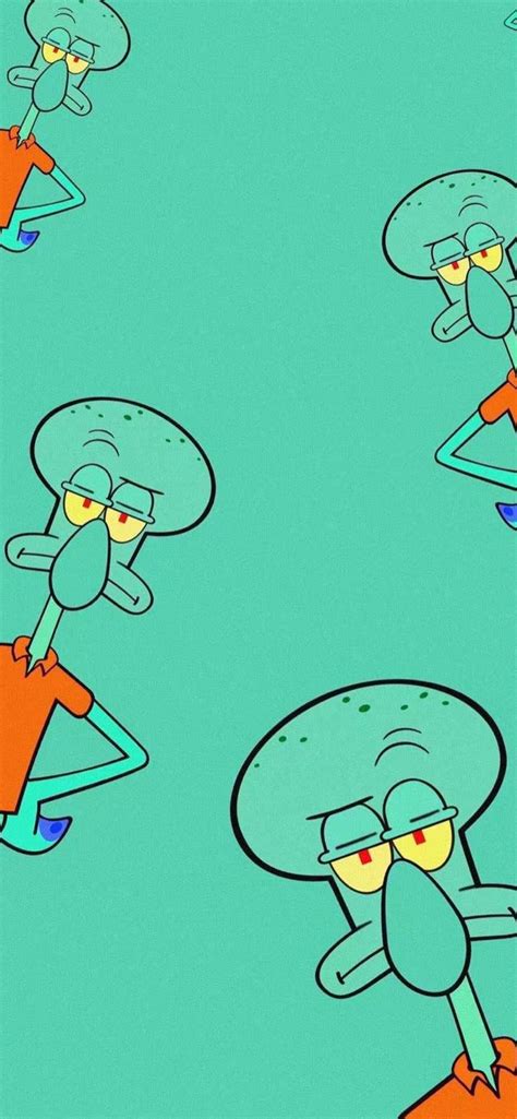 Squidward Wallpaper Cartoon Wallpaper Iphone Spongebob Iphone