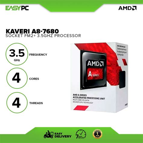 Amd A8 7680 Quad Core 38 Ghz Socket Fm2 65w Ad7680acabbox Processor