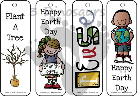 Free Printable Earth Day Bookmarks Printable Templates