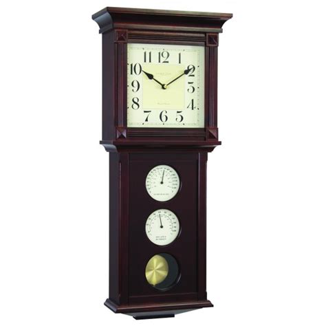 London Clock Company Westminster Thermo Hygro Pendulum Wall Clock Ebay