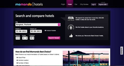 Momondo Reloaded Search For The Best Hotels The