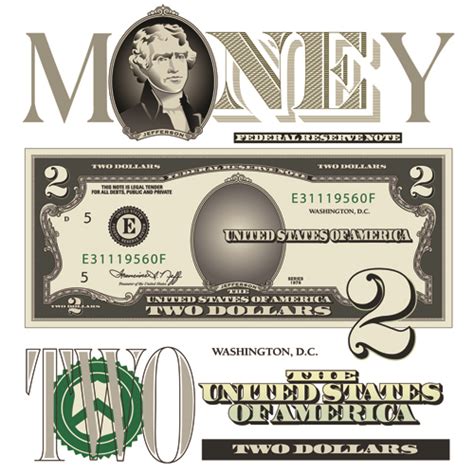 Vector Money With Dollars Design Template 04 Free Download