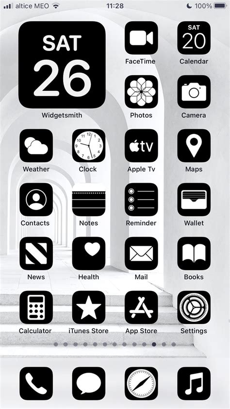 Aesthetic Black Ios 14 App Icons Pack 72 Icons 1 Color Etsy Black