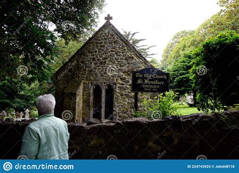 St Boniface Old Church At Bonchurch Isle Of Wight Editorial Image