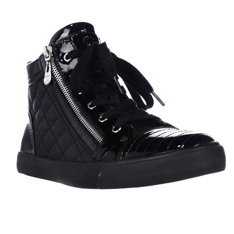 Guess Womens G By Guess Orily Side Zip Quilted High Top Fashion
