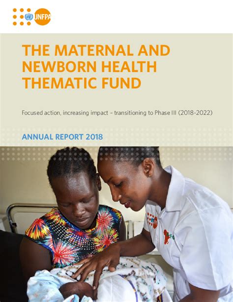 The Maternal And Newborn Health Thematic Fund Annual Report 2018