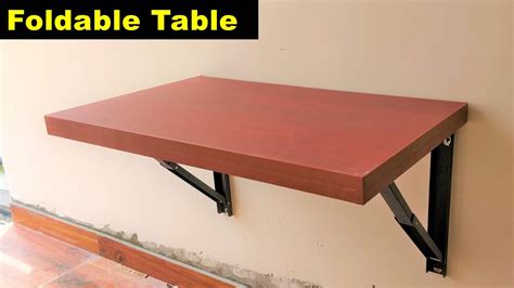 How To Make A Wall Mount Folding Table Space Saving A2z