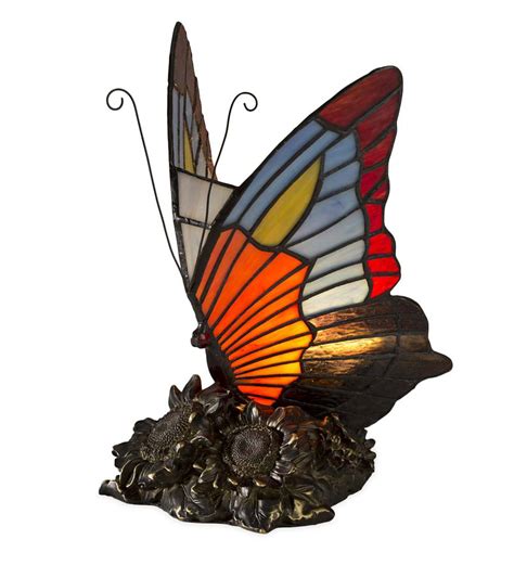 Stained Glass Butterfly Lamp Wind And Weather