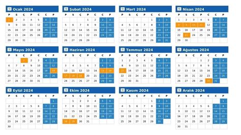 2024 Resmi Tatil Takvimi Ramazan ve Kurban Bayramları Tarihleri ve
