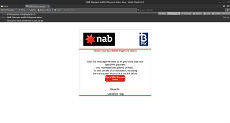 Check spelling or type a new query. NAB spoofed once again in a legitimate-looking phishing email scam