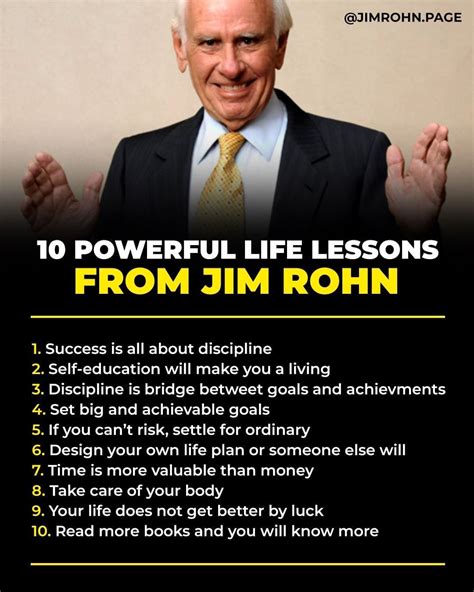 Jim Rohn Quotes On Instagram “here Are 10 Of The Most Powerful Life