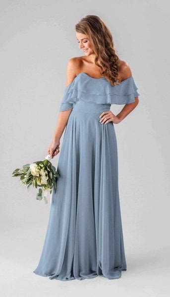 20 Slate Blue Bridesmaid Dresses Worth Obsessing Over Kennedy Blue