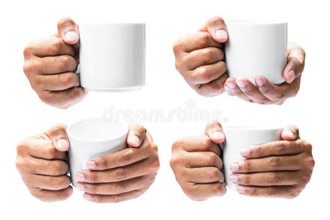 Hand Hold On Coffee Cup Stock Photo Image 63231597