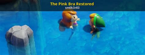 The Pink Bra Restored The Legend Of Zelda Links Awakening Switch