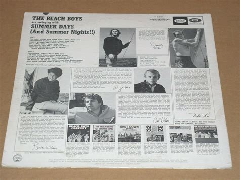 The Beach Boys Summer Days Vinyl Record Album Vintage Capitol Label