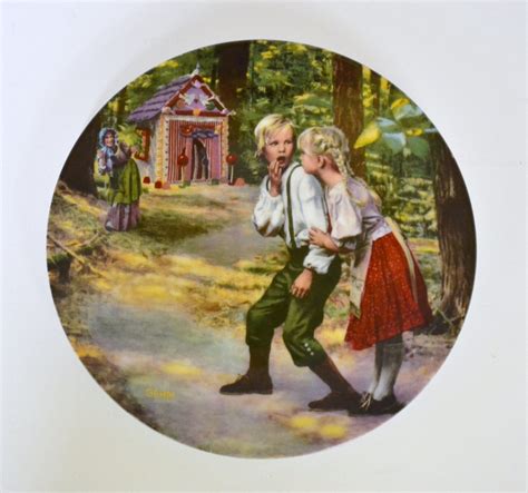 Vintage Grimms Fairy Tales Hansel And Gretel Collector Plate
