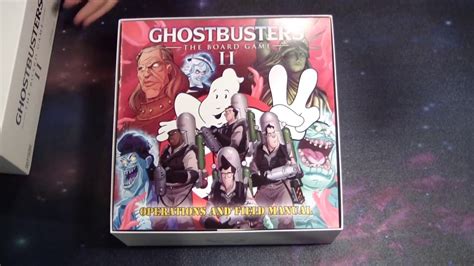 Unboxing Ghostbusters The Board Game 2 With Expansions Youtube
