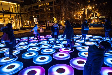 Let There Be Light Two Interactive Art Installations Brighten Yards