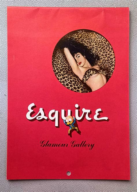 Vargas 1947 Esquire Calendar With Envelope All Months Are There
