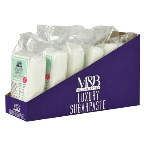 Mandb White Ready To Roll Fondant Sugarpaste Icing 250g From Only £135