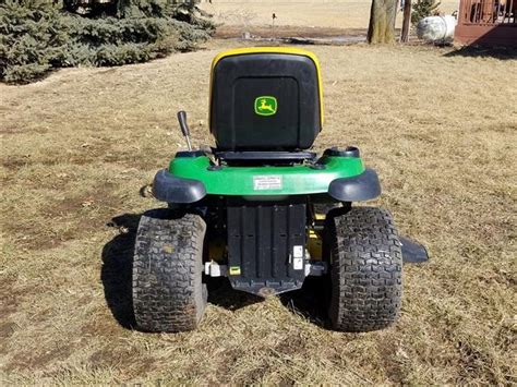 It has spark and fuel and will start on starter fluid but not keep running. John Deere LA145 Riding Lawn Mower BigIron Auctions
