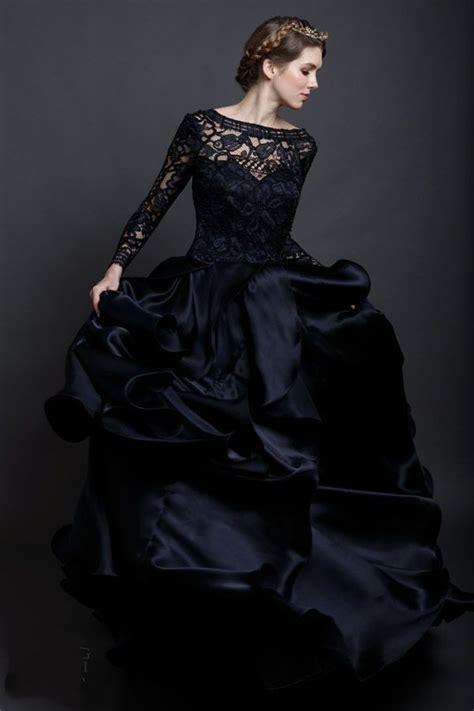 Black Wedding Dresses Review Of Mona Lisa Wedding Gown By Sareh Nouri