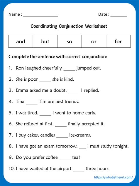 During my first year teaching i did a terrible, horrible, rotten job at teaching writing. conjunction-worksheet-for-grade-5 - Your Home Teacher