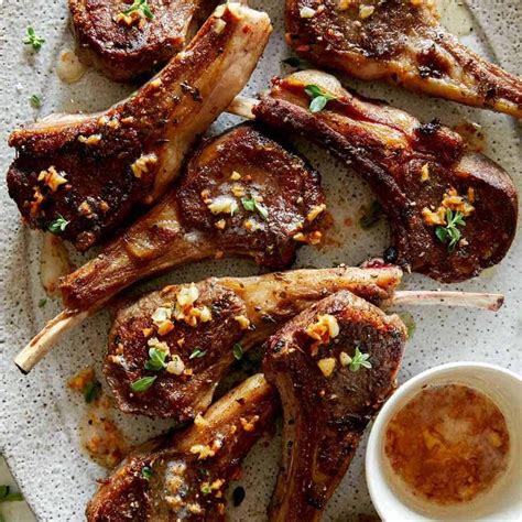 Heat instant pot ( saute function once the pot is hot, add oil or ghee and cook onions, carrots, celery and fresh thyme until vegetables. Garlic Butter Lamb Chops | Recipe | Roasted lamb chops ...