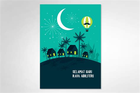 Hari Raya Balik Kampung Template Illustrations On Creative Market