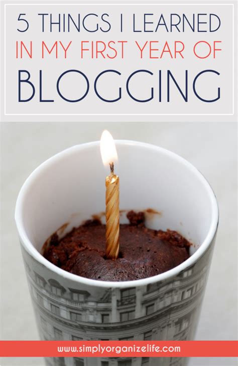 5 Things I Have Learned About Blogging And My 1st Year Blogiversary