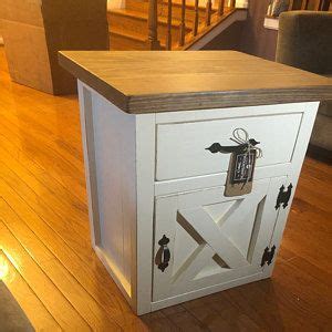 Add style to your home, with pieces that add to your decor while providing hidden storage. Chelsea Farmhouse Nightstand - End Table w/ Drawer ...