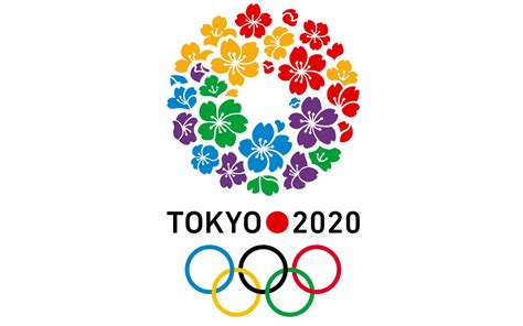 Bakrunner Tokyo 2020 Summer Olympics Fargerik Hvit Bakgrunn