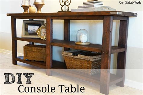 Diy Console Table Reveal