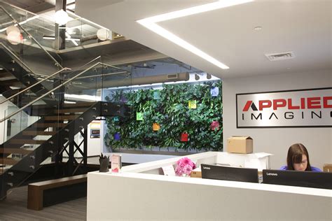 Applied Imaging Corporate Office Interior Lobby Living Wall | LiveWall ...