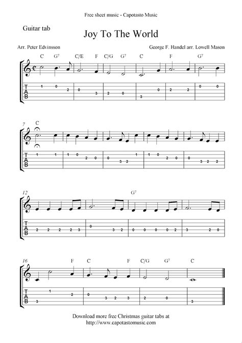 Welcome to the beginner guitar course! Free Printable Guitar Tabs For Beginners | Free Printable