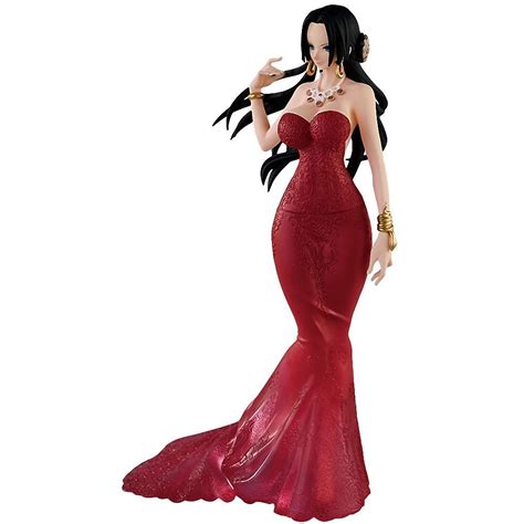 Banpresto Boa Hancock Red Dress ~98 One Piece X Lady Edge Wedding Statue Figurine 1 Official