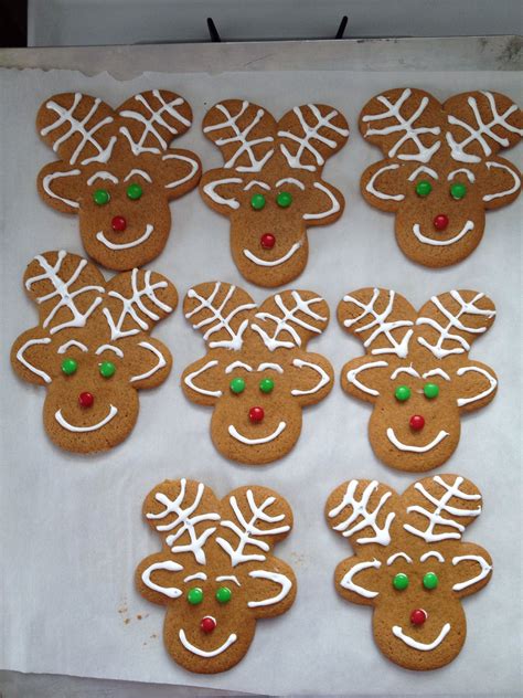 This is one of ree's favorite recipes from her holiday cookbook! First time making Gingerbread Reindeer Cookies. (Upside ...