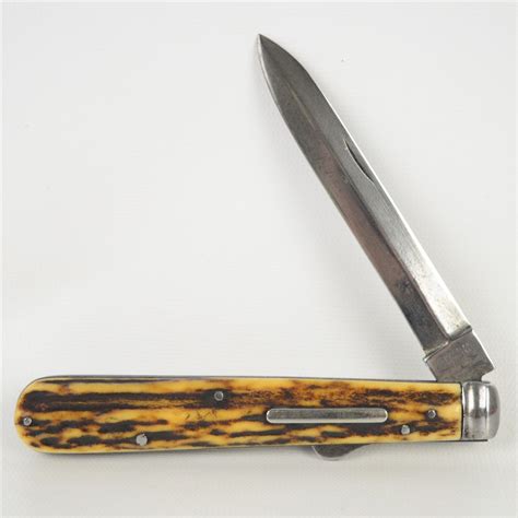 Antique Mid 19th Century Cj Johnson 925 Folding Knife Sheffield