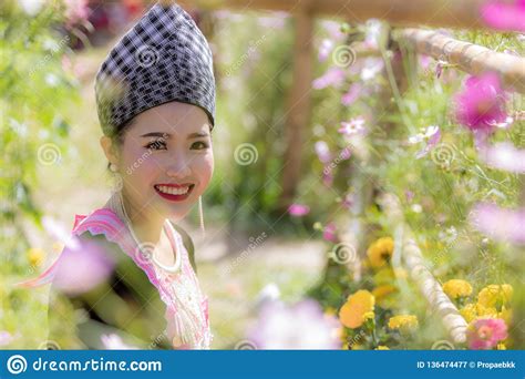 Hmong Girl In Beautiful Dress Colorful And Fashion Mixed Between New ...