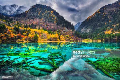 Jiuzhaigou National Park Photos And Premium High Res Pictures Getty